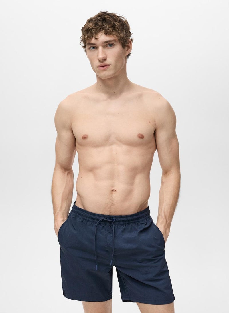 Mango Man Basic Drawstring Shorts  - Image 1