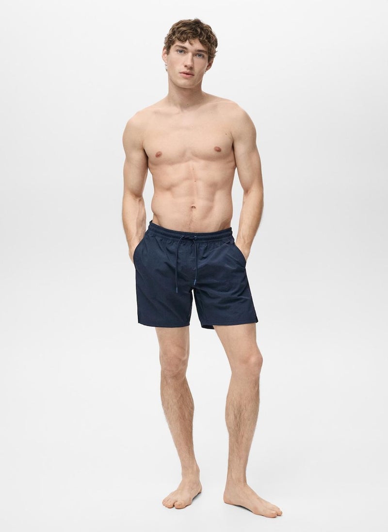 Mango Man Basic Drawstring Shorts  - Image 4