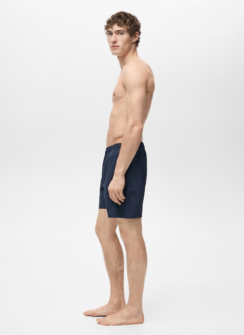 Mango Man Basic Drawstring Shorts  - Image 3