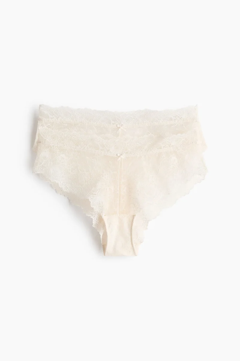 H&M 2-pack lace hipster briefs