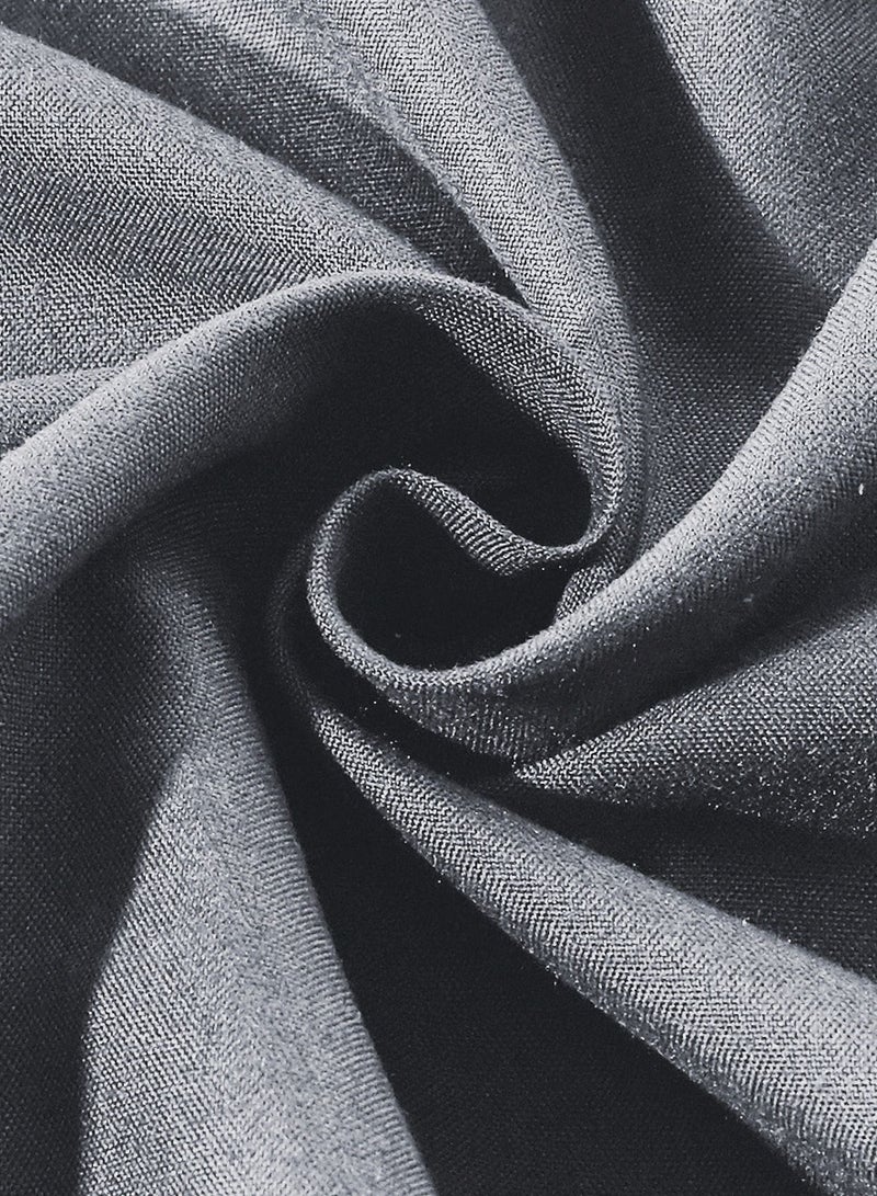 Sleep Night 4 Pieces Comforter Set Single Size 160 X 210 Cm Dual color Reversible Bedding Set for All Seasons - Image 3