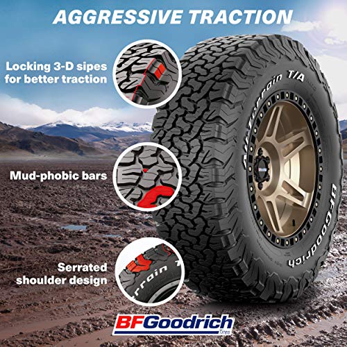 BFGoodrich All Terrain T/A KO2 Radial Car Tire for Light Trucks, SUVs, and Crossovers, LT215/65R16/D 103/100S - Image 3