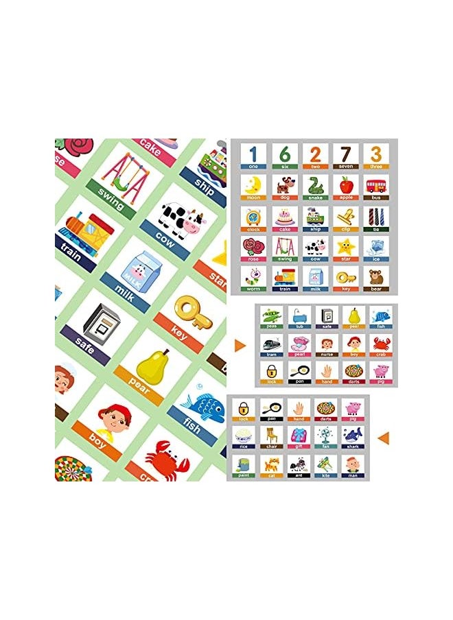 Conzy - Educational Toys Gifts for Kids 3 4 5-7 Year Old, Preschool Toy for Learning Spelling Activities, Montessori Toys for Toddlers Boys Girls (78 Wooden Letters, 50 Picture Word Cards) - Image 1