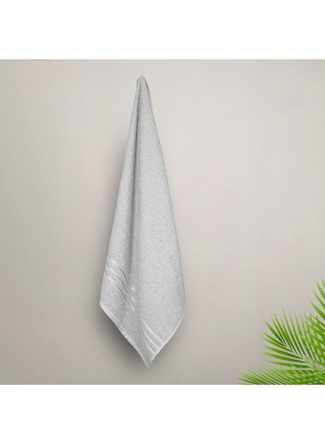 MYTRIDENT Bath Towel for Men/Women | Comfort Living | Quick Drying | Travel Friendly | 1 Piece Large Size | 100% Cotton 400 GSM | 70 x 140 cm - Ice Grey - Image 5
