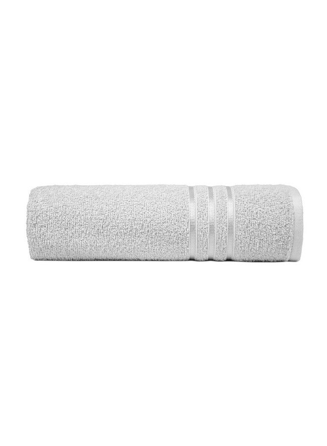 MYTRIDENT Bath Towel for Men/Women | Comfort Living | Quick Drying | Travel Friendly | 1 Piece Large Size | 100% Cotton 400 GSM | 70 x 140 cm - Ice Grey - Image 3