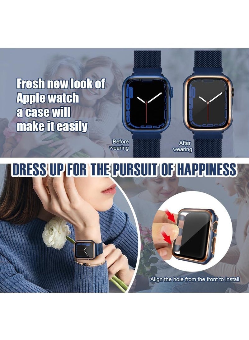 Y&D 2Piece Suitable For AppleWatch1/2/3 42mm universal Watch Tempered Film Integrated Protective Case - Image 3