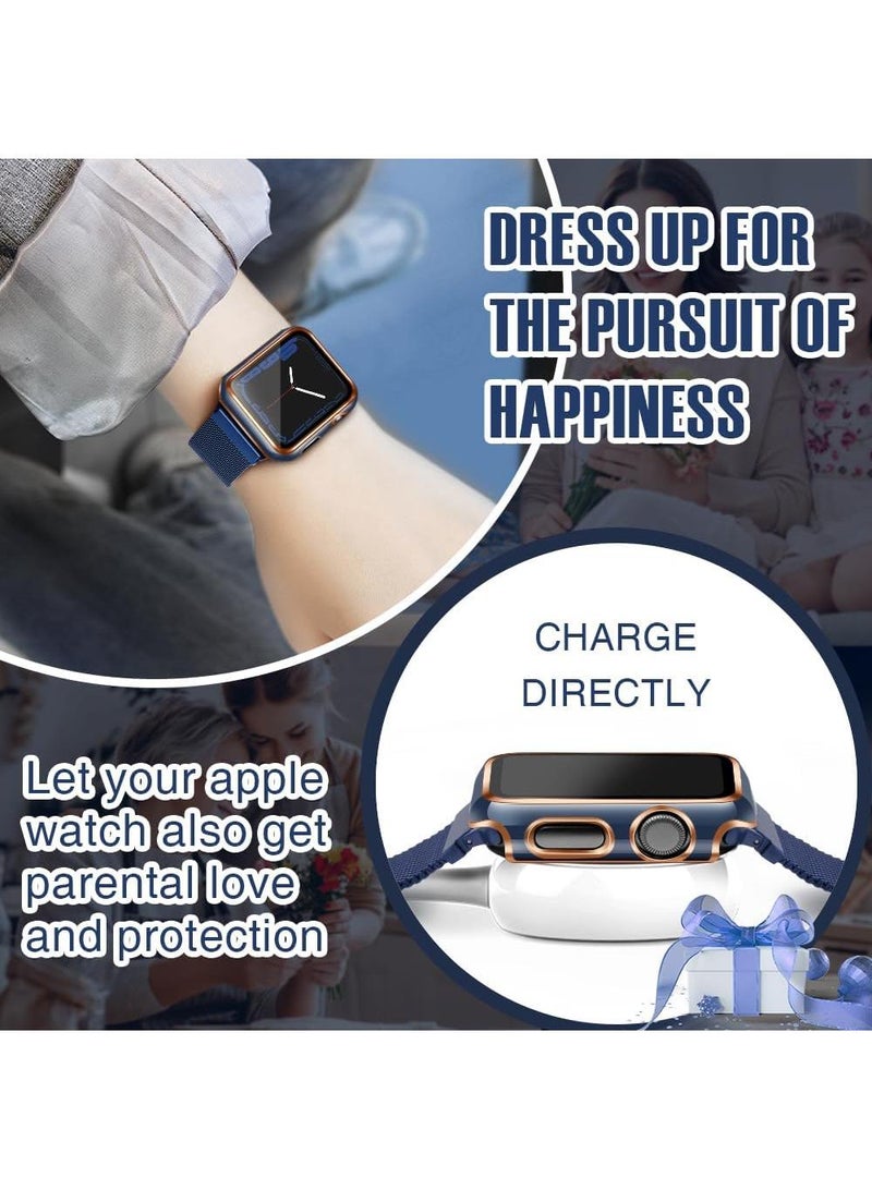 Y&D 2Piece Suitable For AppleWatch1/2/3 42mm universal Watch Tempered Film Integrated Protective Case - Image 5