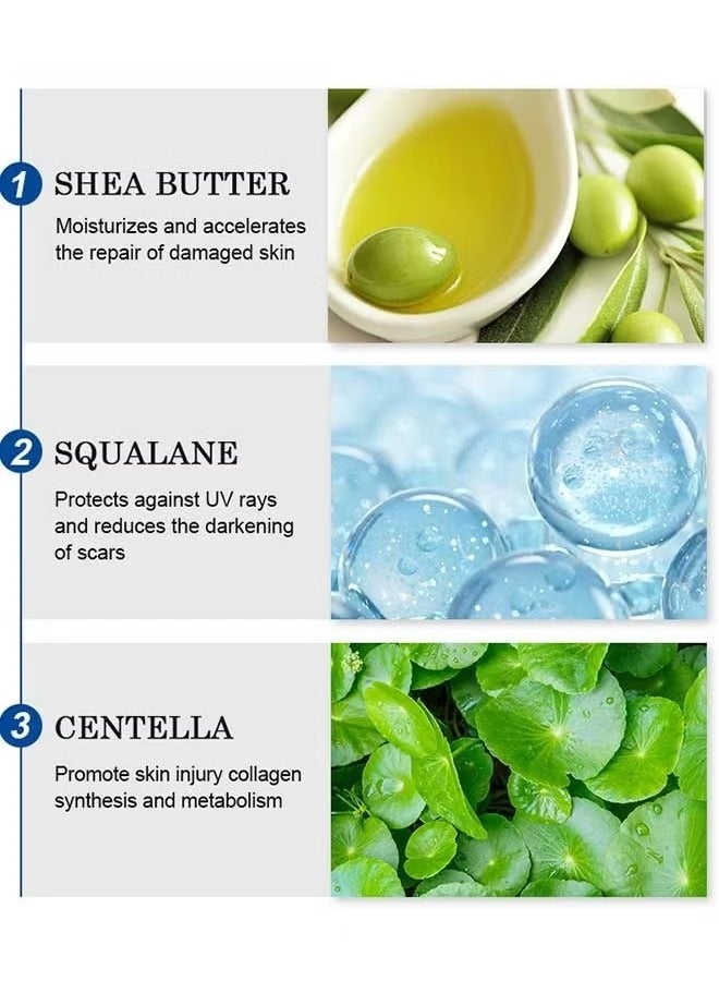 MOOYAM Scar Removal Cream, Skin Repairing Cream Fade Scars/Stretch Marks/Acne Treatment, Improve Scar Skin, Deeply Moisturizes Skin - Image 3