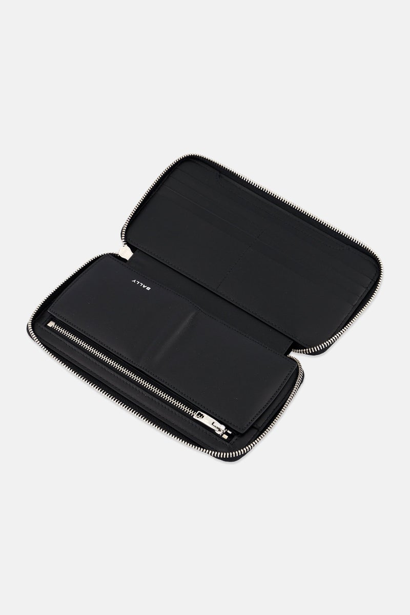 BALLY Men Brand Logo Wallet, Black  - Image 3