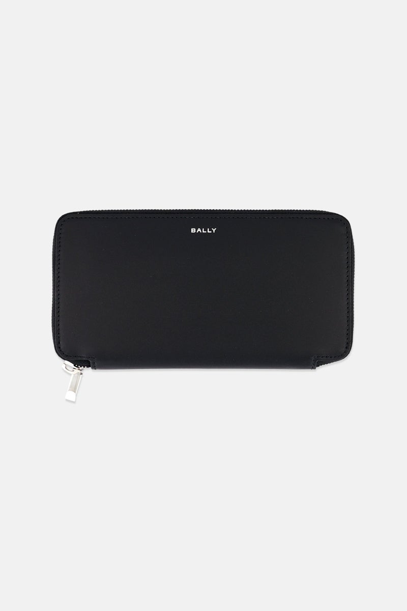 BALLY Men Brand Logo Wallet, Black  - Image 1