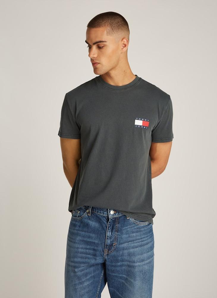 TOMMY JEANS Logo Print  Crew Neck T-Shirt  - Image 1