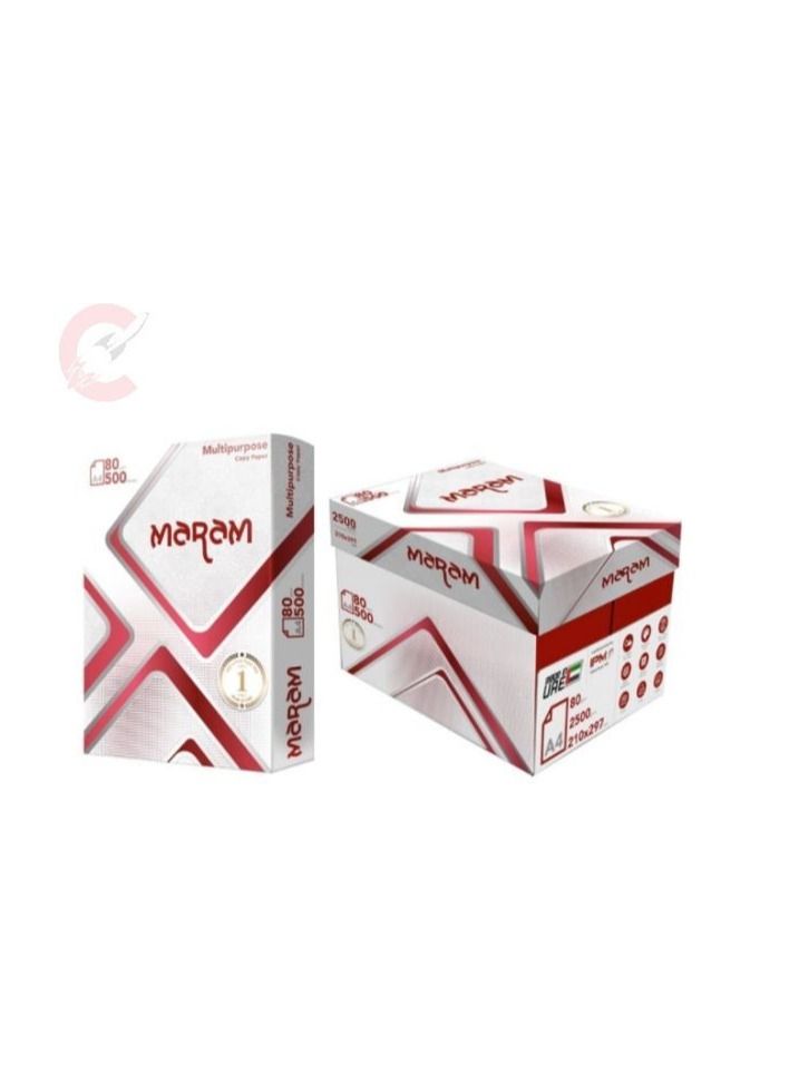 Maram A4 Copy Paper 1 Box 5 Ream - Image 1