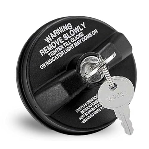 Rebvugr Locking Gas Cap Lock Fuel Tank Cap Fuel Cap with Key 7730047020 10504 Car Accessories Gas Tank Cap Compatible with Toyota 4Runner Chevy Camaro Honda CRV Infiniti - Image 1