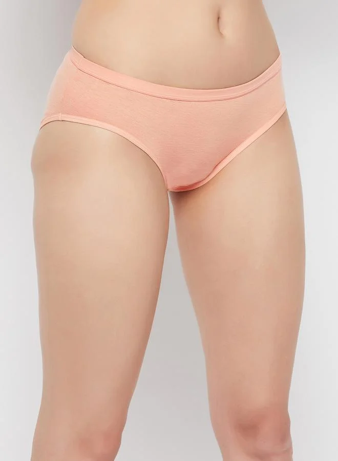 Clovia Clovia Pack of 3 - Melange Low Rise Cotton Bikini Briefs