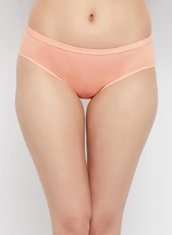 Clovia Clovia Pack of 3 - Melange Low Rise Cotton Bikini Briefs