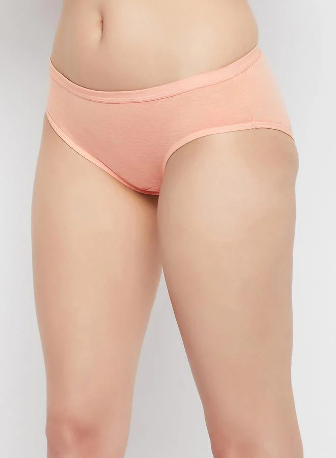 Clovia Clovia Pack of 3 - Melange Low Rise Cotton Bikini Briefs
