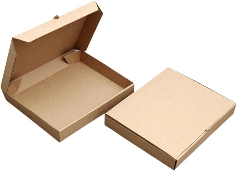 MALANI STORES Pack 25| 9X9X1.5 inch 3ply brown pizza box - corrugated Bulk Takeaway Packaging Boxes, Keeps Pizza Cake Cookies Fresh - Image 3