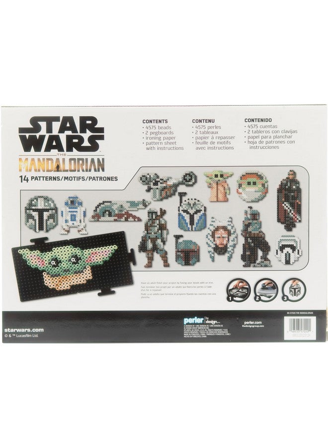 Perler 80-57020 Star Wars' The Mandalorian Fused Bead Kit with 14 Unique Patterns, Multicolor, 4579 Pieces - Image 2