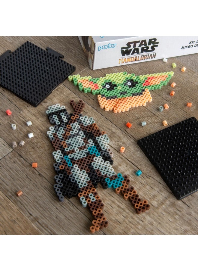 Perler 80-57020 Star Wars' The Mandalorian Fused Bead Kit with 14 Unique Patterns, Multicolor, 4579 Pieces - Image 5