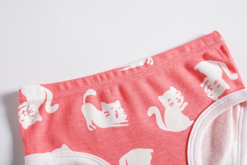 Boboking Baby Soft Cotton Underwear Little Girls'Briefs Toddler Training Undershirts 2t Mixed Colour A-pink/1  - Image 3