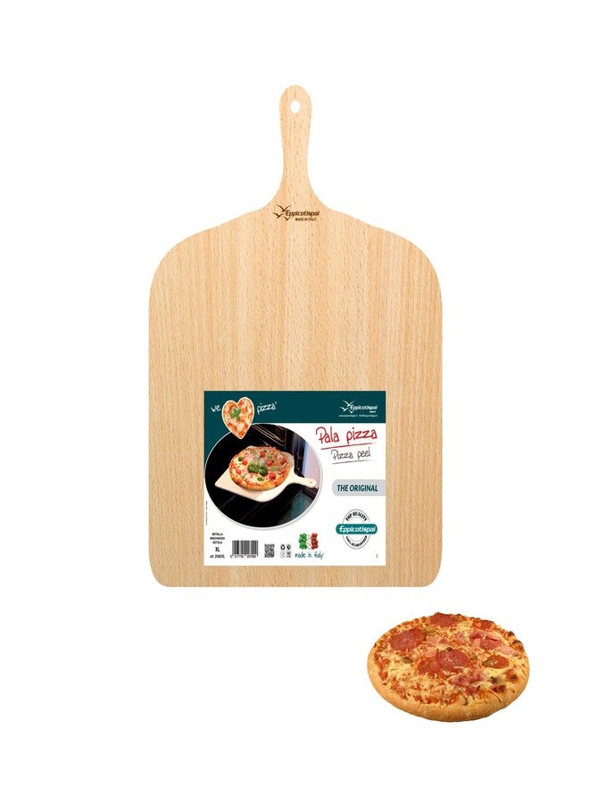 Eppicotispai Birchwood Pizza Peel, 14.75 by 19.70", Cream - Image 1