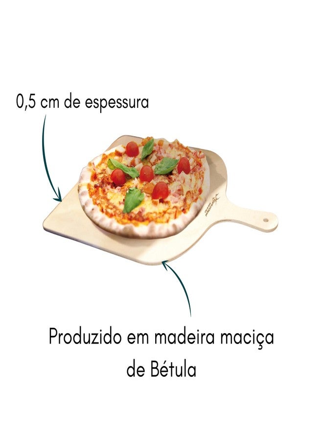 Eppicotispai Birchwood Pizza Peel, 14.75 by 19.70", Cream - Image 5
