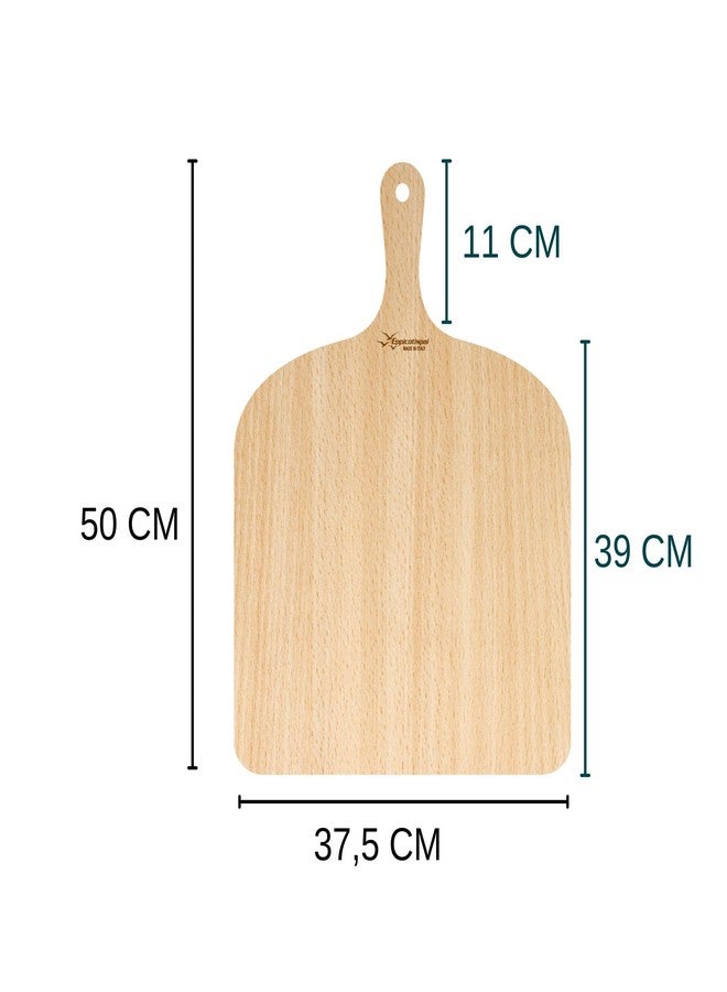 Eppicotispai Birchwood Pizza Peel, 14.75 by 19.70", Cream - Image 4
