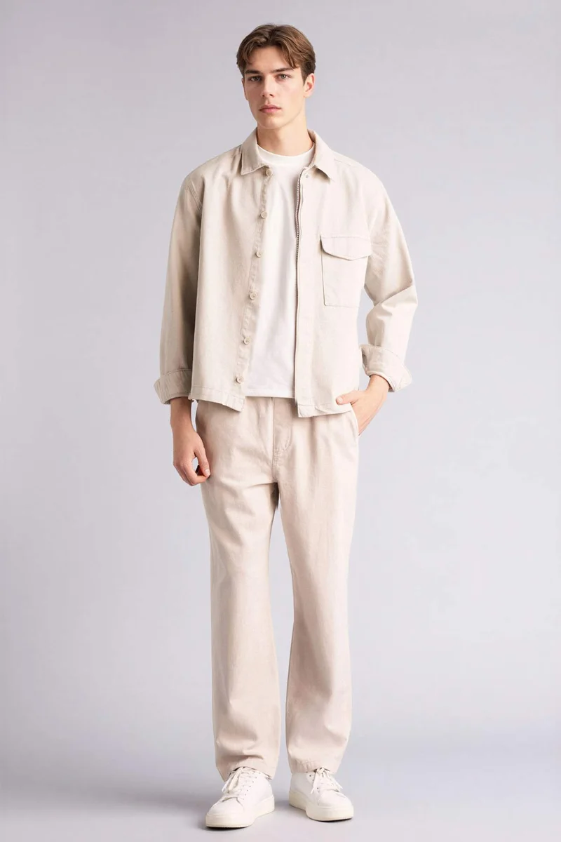 ديفاكتو 100% Cotton Baggy Fit Trousers