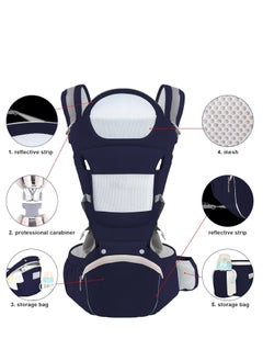 6 in 1 Baby Carrier,  Adjustable Baby Wraps Carrier with Hip Seat, Ergonomic Design, Fits for Newborn, Infant & Toddler - pzsku/Z4EBBE4C34709F151689FZ/45/_/1731983229/6d704aab-4f9c-47ae-8ce3-21b2fd1a7764