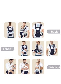 6 in 1 Baby Carrier,  Adjustable Baby Wraps Carrier with Hip Seat, Ergonomic Design, Fits for Newborn, Infant & Toddler - pzsku/Z4EBBE4C34709F151689FZ/45/_/1731983270/59312e45-49bc-41b0-a885-9823d496a336