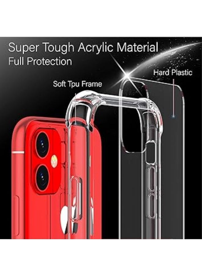erorex iPhone 11 Case,Ultra-Thin HD Clear Slim Soft TPU Protective Case, Hard PC Back + Soft TPU Frame Shock-Absorption Anti-Scratch Cover Cases for iPhone 11 (6.1 inch) - Image 2
