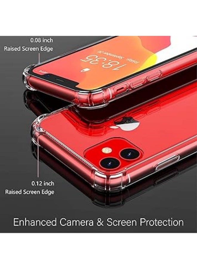 erorex iPhone 11 Case,Ultra-Thin HD Clear Slim Soft TPU Protective Case, Hard PC Back + Soft TPU Frame Shock-Absorption Anti-Scratch Cover Cases for iPhone 11 (6.1 inch) - Image 3