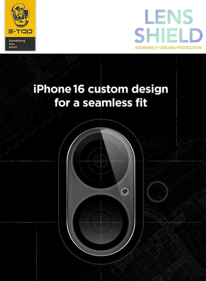 اس-توب عدسات الحماية المثالية لكاميرا هاتفك ايفون  16/16 بلس حماية قصوى بأناقة عصرية - Image 4