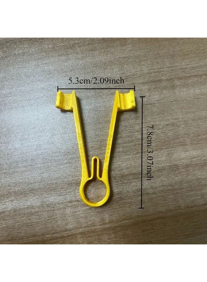 Yellow Universal Multimeter Probe Holder For Single Hand Operation And Data Recording - Image 3