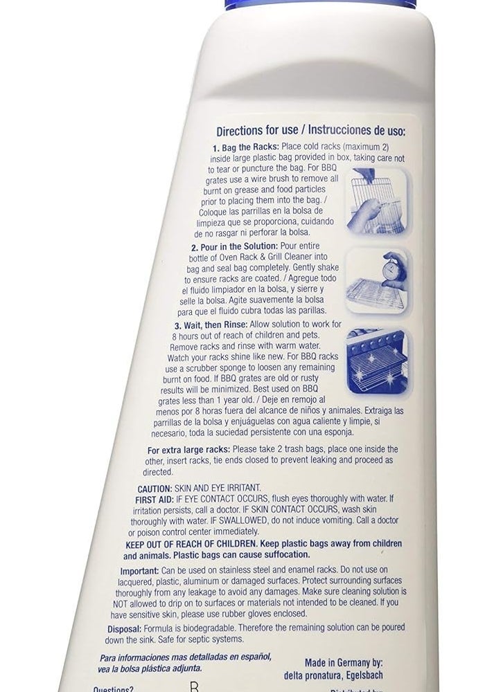 Carbona 2-in-1 Oven Rack and Grill Cleaner - 500ml - Image 2