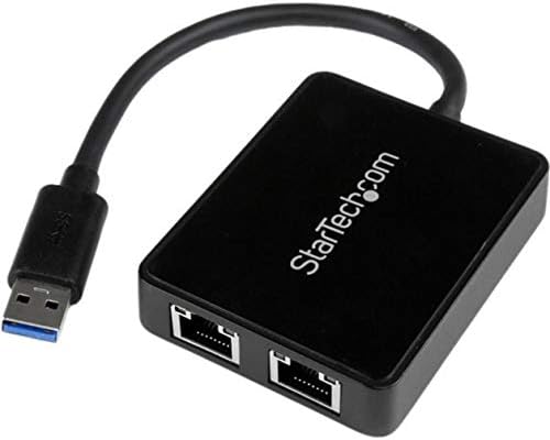 StarTechcom USB 30 to Dual Port Gigabit Ethernet Adapter wUSB Port  10100100  USB Gigabit LAN Network NIC Adapter USB32000SPT - Image 5
