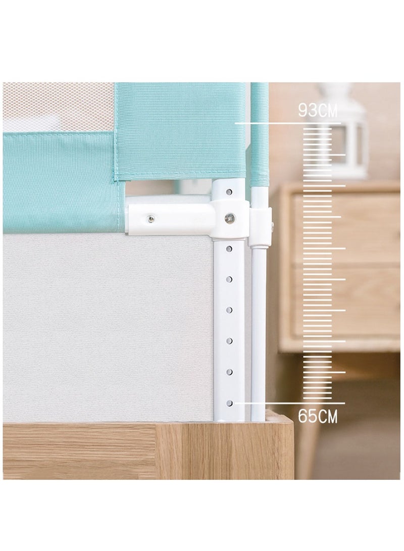 Arabest Bed Rail for Toddlers - (1 Pack 1.8 m) Toddler Bed Rails with Double Child Lock, Bed Rail for Baby Kids with Pattern, Infants Height Adjustment Guardrail for Queen Size Bed  - Image 3