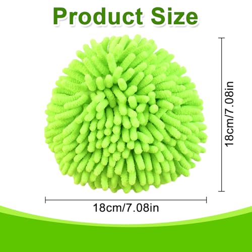 Yuunaie Mop Replace Head for O Cedar, Spin Mop Heads Replacements for Ocedar RinseClean 2 Tank Spin Mop, Chenille Duster for Ocedar Mop Include 3 Pack Microfiber Chenille Mop Pad for Ocedar Spin Mop - Image 3