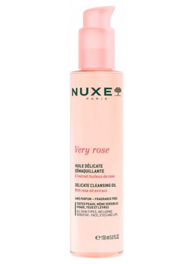 Nuxe Very Rose Delicate Cleansing Oil 150 ml - Image 1