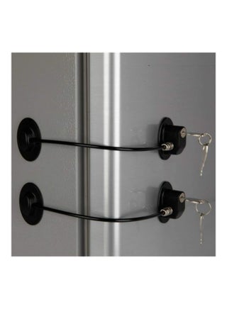 2 Pack Refrigerator Door Locks With 4 Keys Black - pzsku/Z4EBC9A8B15F2CCCCA09CZ/45/_/1694397763/1ef922cf-3626-4399-871e-dc0cf8c81a7f