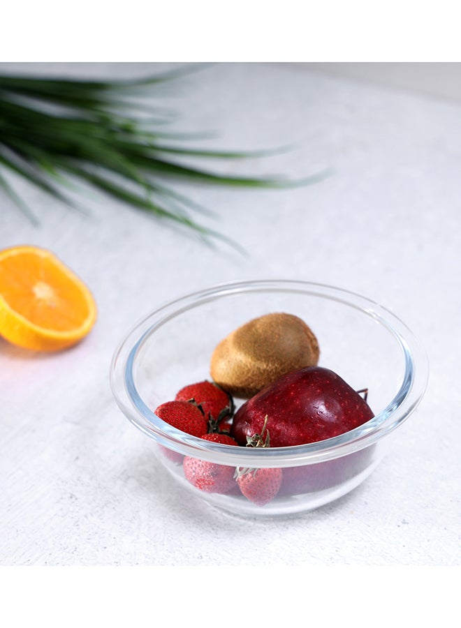 Royalford Glass Mixing Bowl 0.8Ml Borosilicate Premium Quality Glassware Clear 0.8Liters - Image 3