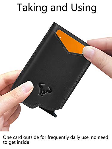Bigant Mens Slim Wallet Card Holder, Aluminium Money Clip Wallet fot Gift Men 8 Cards,RFID Blocking - Image 5