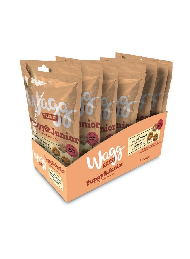 Wagg Puppy Junior Treats, 120 g, Pack of 7 - Image 4
