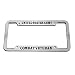 Speedy Pros United States Army Combat Veteran Zinc Metal License Plate Frame Car Auto Tag Holder Chrome 4 Holes - Image 2