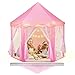 Volscity Princess Tent with Rug Led Star LightsPrincess Castle Play Tent for Girls Kids or Toddlers Kids Large Playhouse for Indoor and Outdoor Games140 135cmBirthday for 3456789 Year Old - Image 2