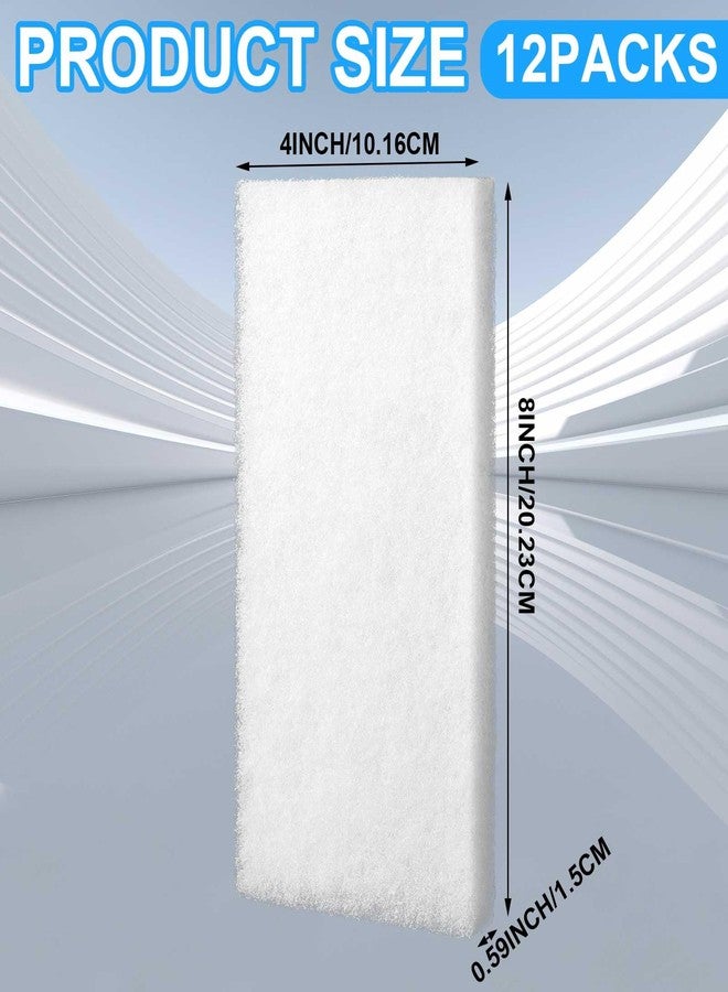 Threlaco 6 Pack Filter Pads for Aquarium Fish Tanks, Aquarium Polyethylene Media Pads - Image 2