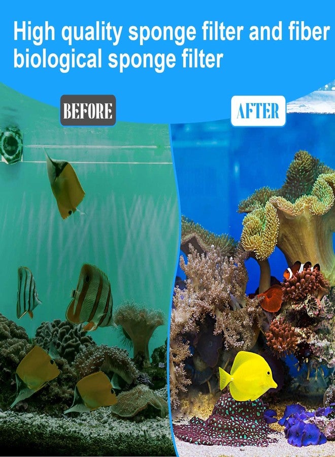 Threlaco 6 Pack Filter Pads for Aquarium Fish Tanks, Aquarium Polyethylene Media Pads - Image 4