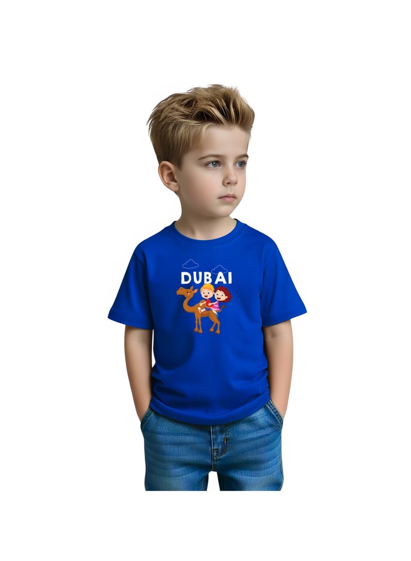 Dubai Design Printed Boys Souvenir T-Shirt for Kids - Image 2