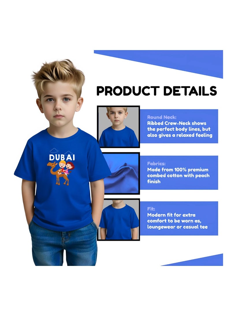 Dubai Design Printed Boys Souvenir T-Shirt for Kids - Image 3