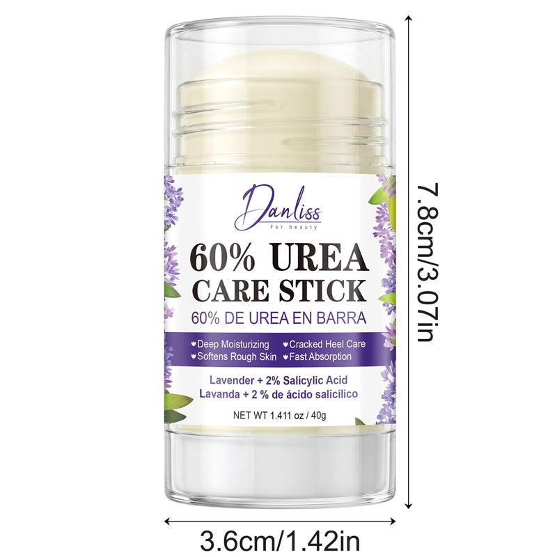 Danliss 60% Urea Lavender 2% Salicylic Acid Hand and Foot Repair Stick 40g for Dry, Cracked Heels - Image 5
